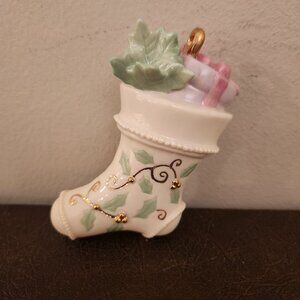 Lenox Porcelain Stocking Ornament